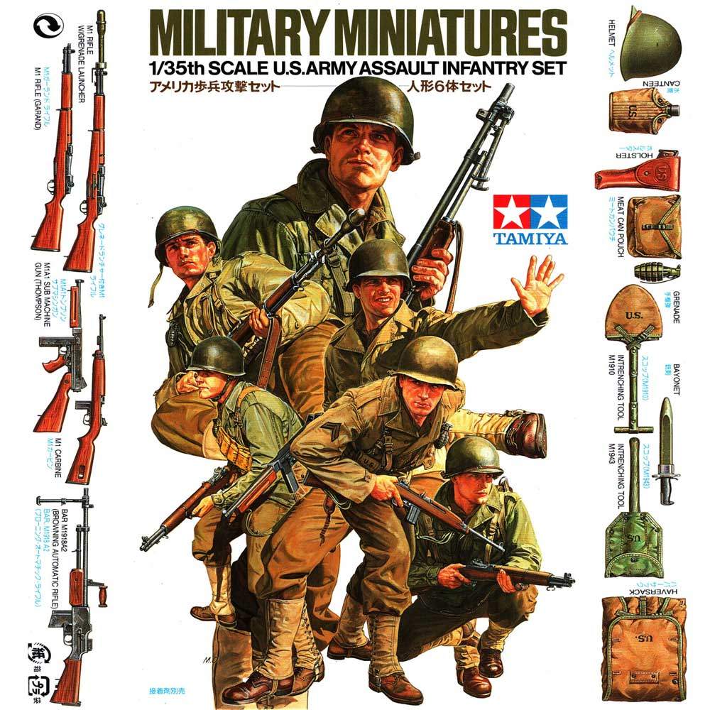 Tamiya 35192 1/35 U.S Army ASSAULT INFANTRY SET  model kit