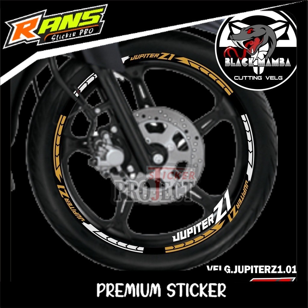(COD) CUTTING STICKER VELG JUPITER Z1 - STIKER LIS LIST VARIASI BAN/VELG YAMAHA JUPITER Z1