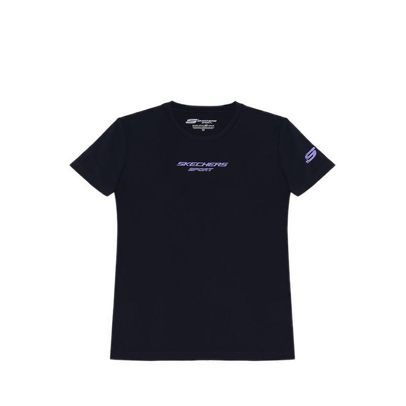 Skechers Women Running T Shirt - Black