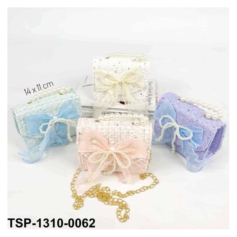 Tas Selempang Mini Wanita Pita Mutiara