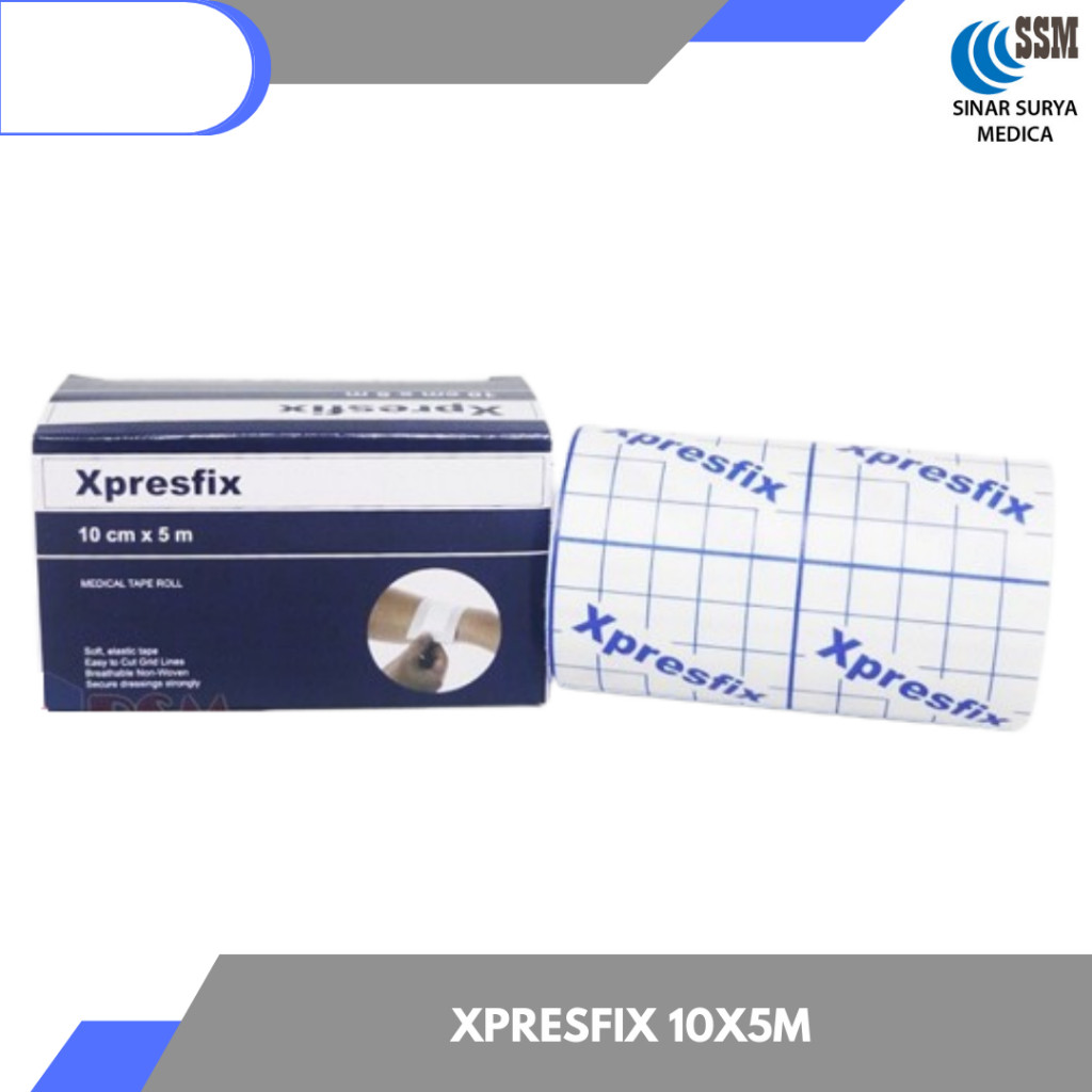 Xpresfix 10cm x 5m Gidcare / Plester Luka  / Gidcare - Xpresfix 10cm x 5m / Plester Luka