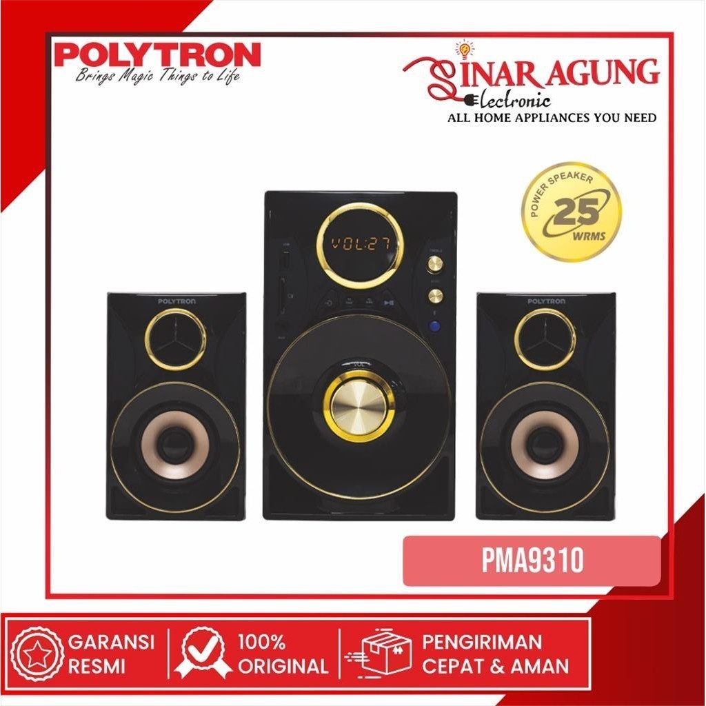 POLYTRON PMA9310 / PMA-9310 SPEAKER BLUETOOTH - GARANSI RESMI