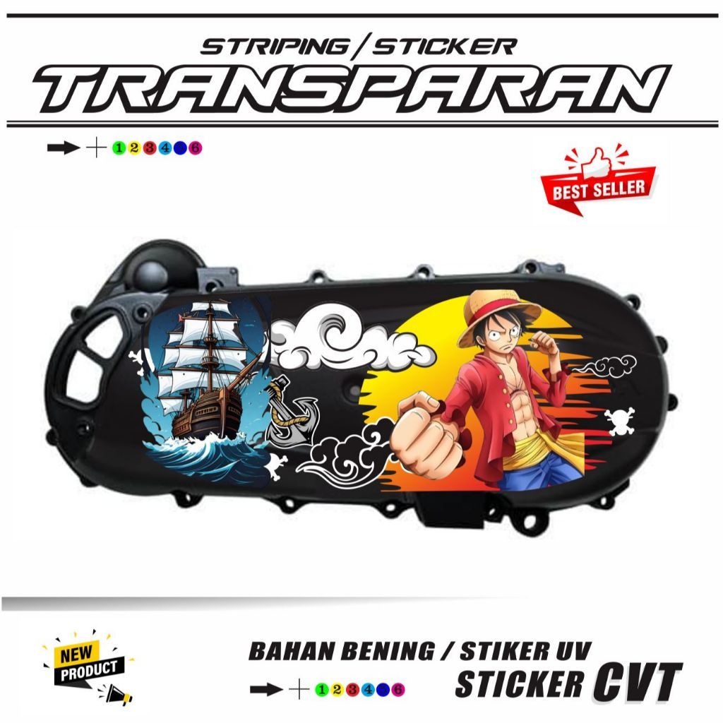 VARIASI STICKER TRANSPARAN CVT BEAT VARIO SCOOPY VARIASI
