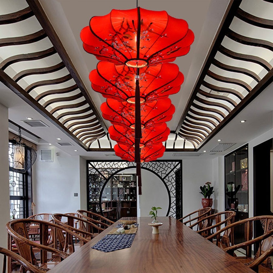 Lampu Lampion Imlek CNY / Electric Frisbee Lantern 2927