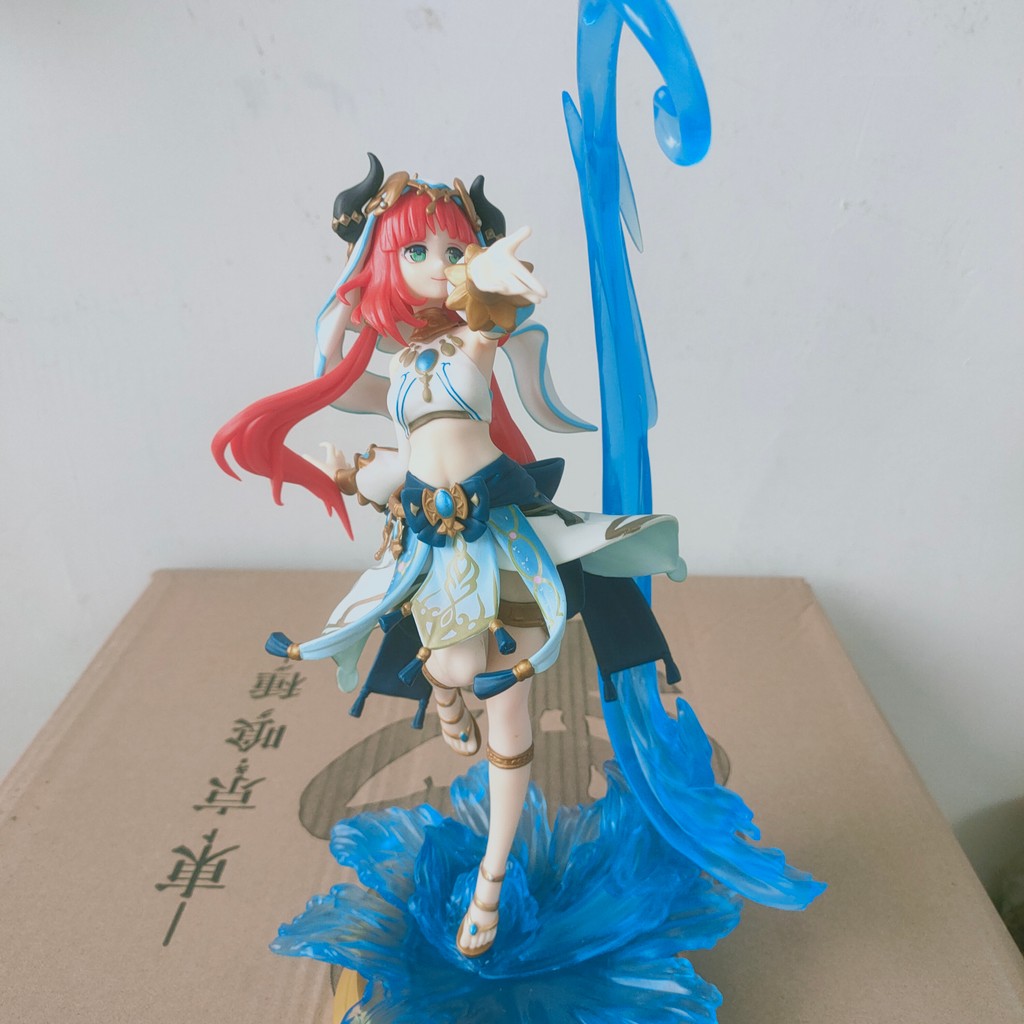 Genshin Impact Nilou Floral Dancer Action Figure Pvc Model Statue Elegant Pose Game Collectible Desk
