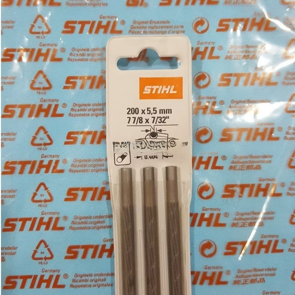kikir bulat 5.5 stihl original chainsaw kikir 5.5 untuk rantai senso stihl ori 3 BATANG ORI BEST SEL