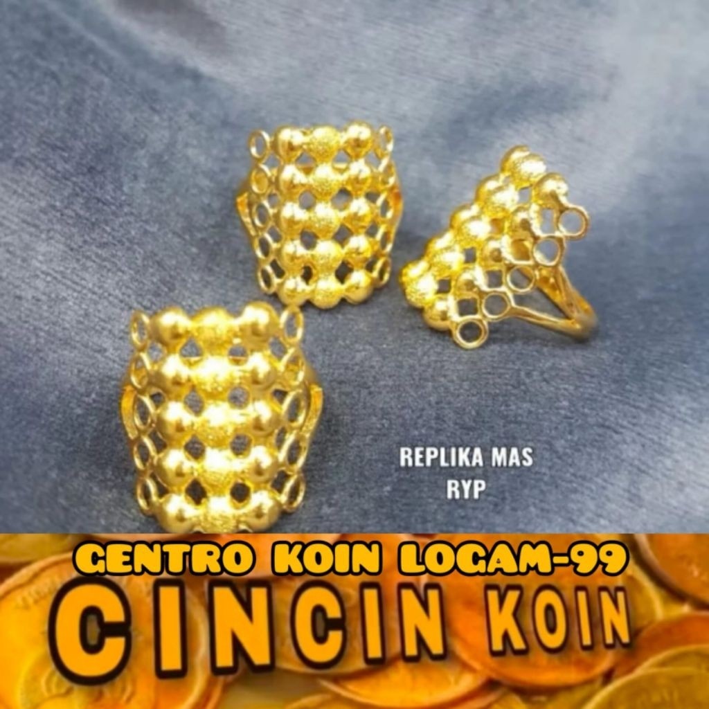 CINCIN Rumbai Wanita Dewasa Bahan Terbuat Dari Koin Logam Anti Luntur
