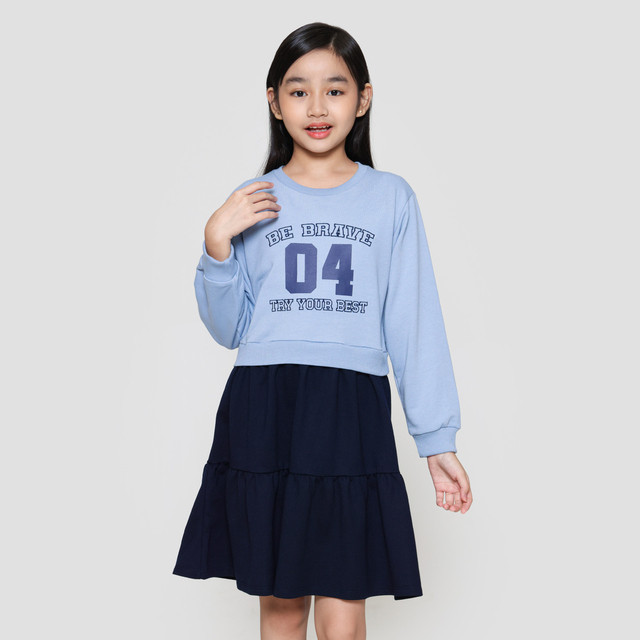 Nevada Numbers Dress Anak Perempuan 123080336