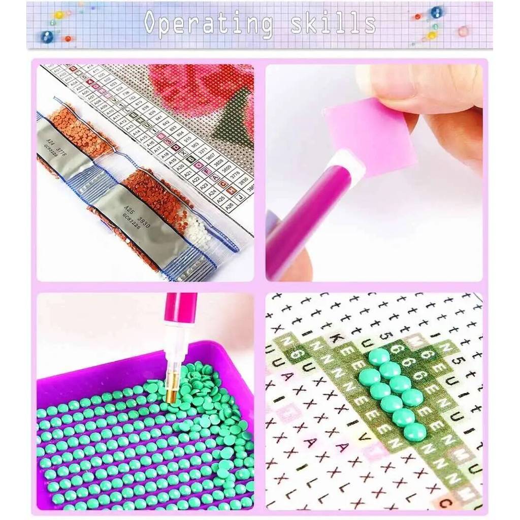 Evershine Full Square Round Diamond Mosaic Dragon Animal DIY Acrylic Craft Supplies Tai Chi Diamond 