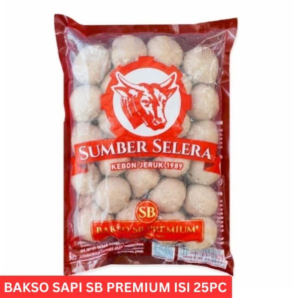 Bakso Sapi SB Premium Sumber Selera / Baso Sapi SB 25pcs
