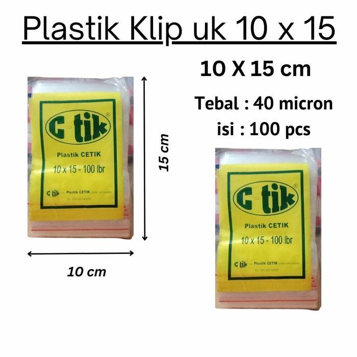 Plastik Klip uk 10x15 (isi 1000 lbr), plastik obat, plastik Zipper