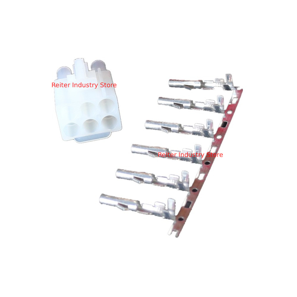 NEW 10pcs 6 Pin Short Wave Rao Power Socket Cable Connector For Icom IC-718 IC-720 IC-730 IC-735 IC-