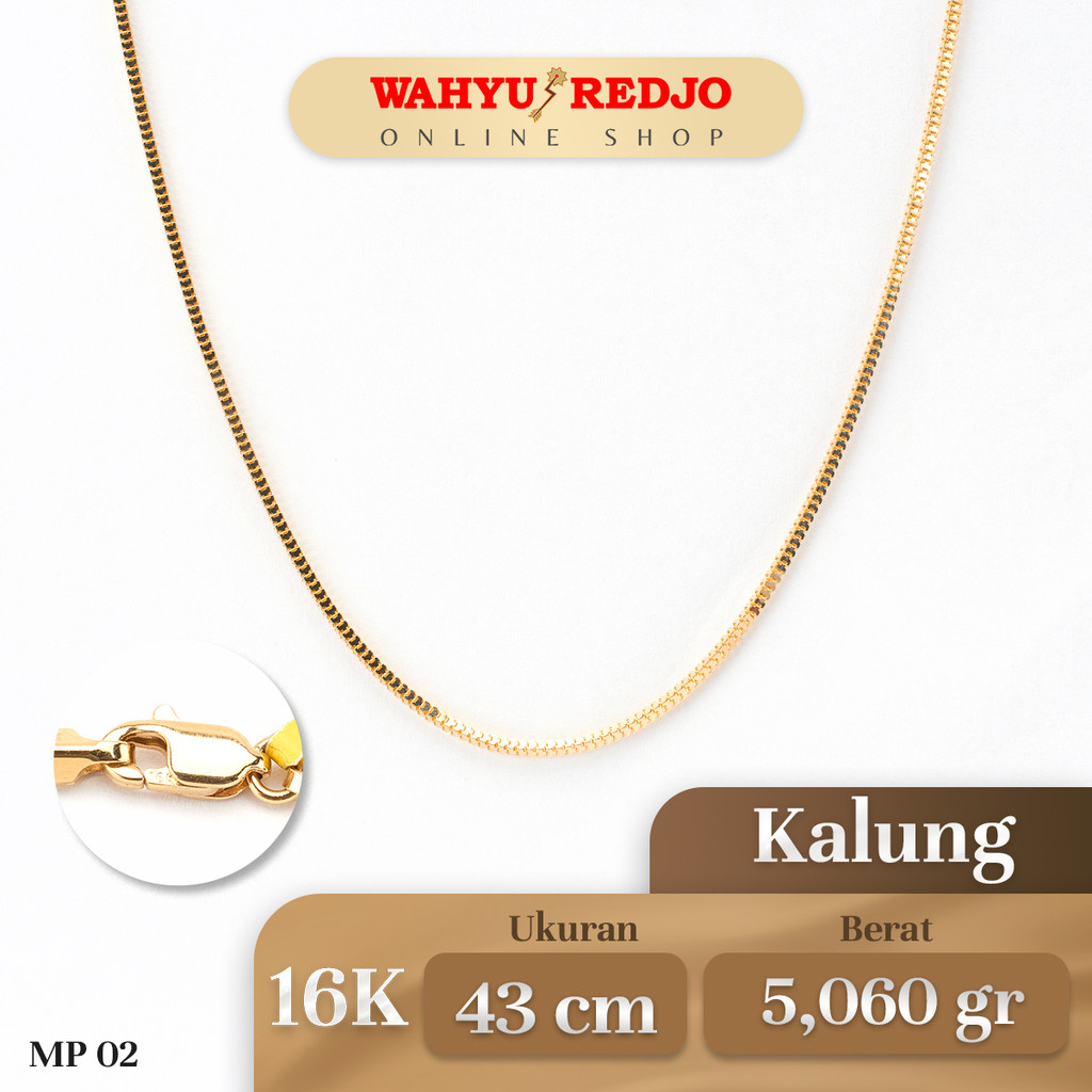Kalung Emas Polos 16K Wahyu Redjo KL-16K-29877433