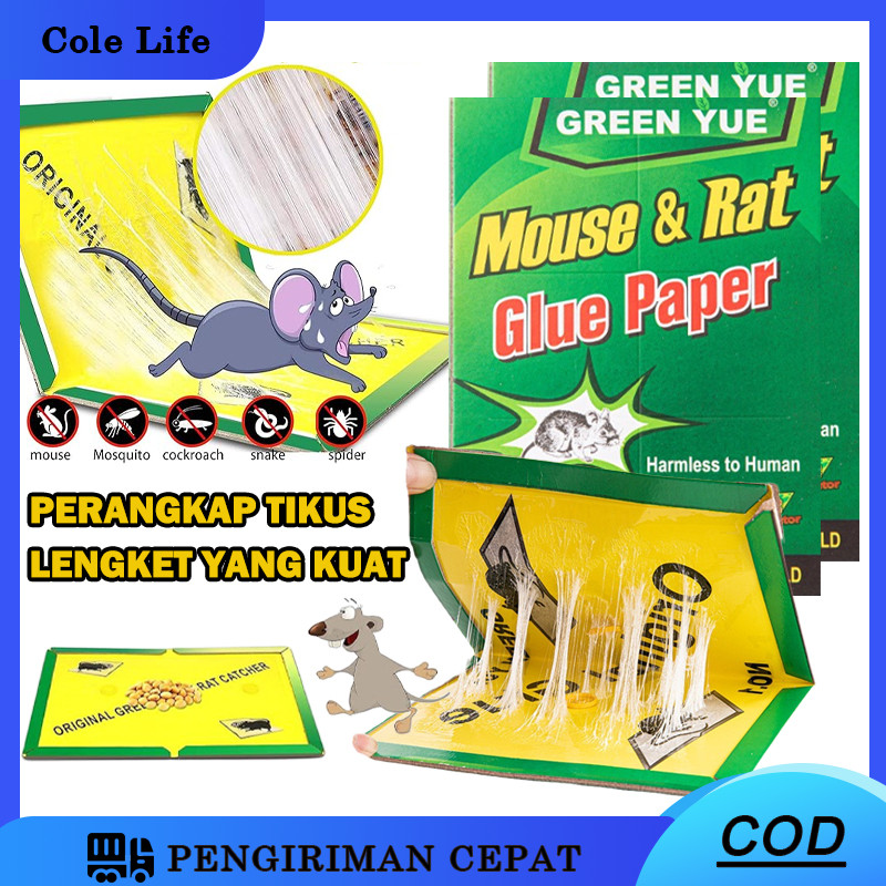 [3PCS] Mouse Glue Trap / SUPER LENGKET PERANGKAP TIKUS MODEL BUKU LIPAT GLUE BOARD MOUSE TRAP