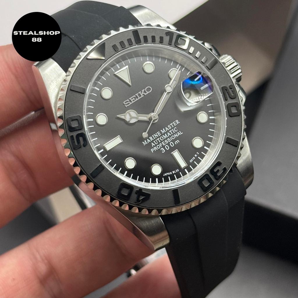 Seiko YachtMaster Silver NH35