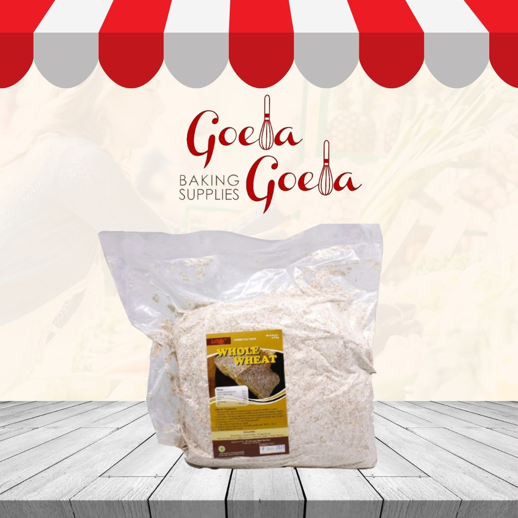 Lazetta Whole Wheat / Tepung Gandum 2.5 kg