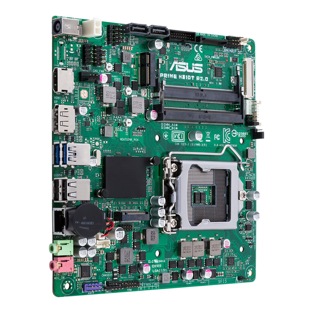 Asus Intel H310 PRIME H310T R20 Motherboard LGA 1151 DDR4 32GB support Core i38100 8500 9700 9400 97