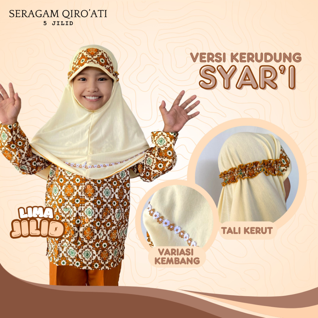 Jilbab Qiroati Nasional 5 Jilid