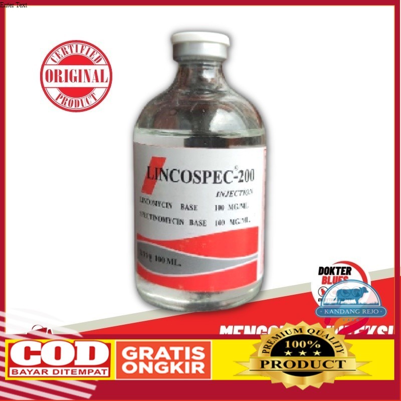 Lincospecs 200 Besar Obat Ayam Sakit Parah Aratan Pilek Ngorok 100ml