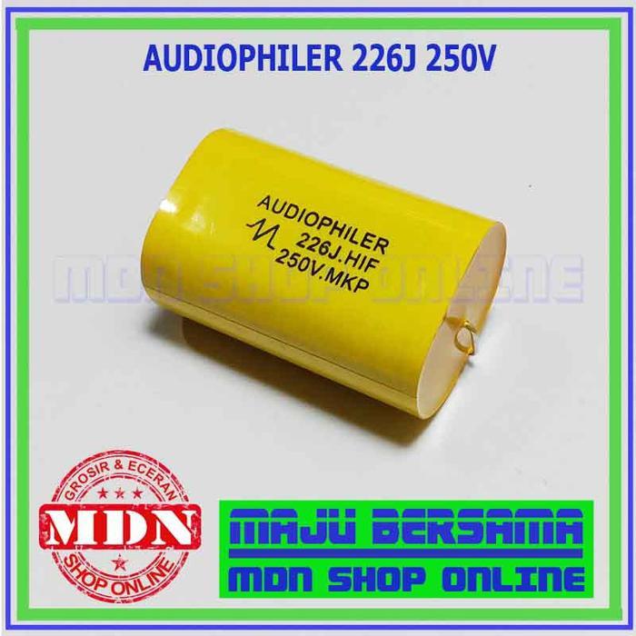 Audiophiler 226 - Kapasitor 22 Uf 250V - Kapasitor Tweeter kualitas bagus