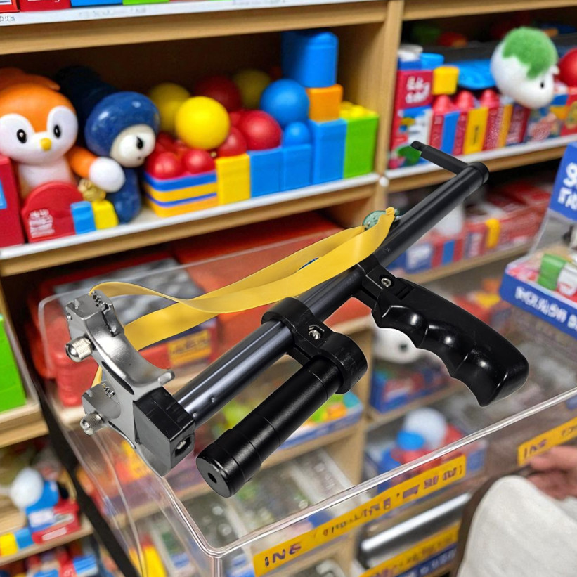 SYQT Ketapel High Precision Telescopic Hunting Slingshot with Laser