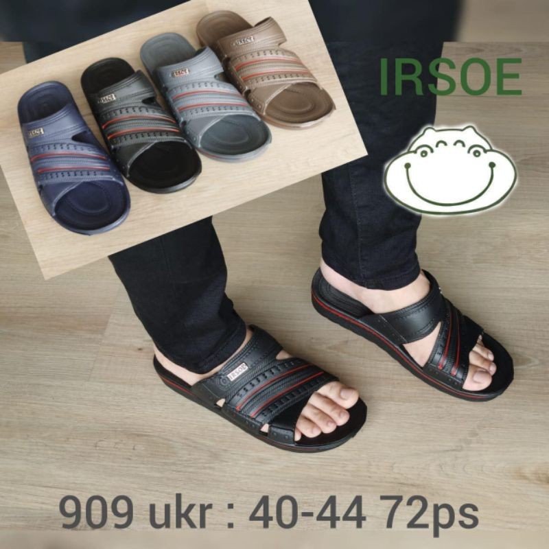 Sandal Slop Karet Pria IRSOE 909 (40-44)Jumbo/Sandal Slop Pria/Sandal Karet Slop Pria