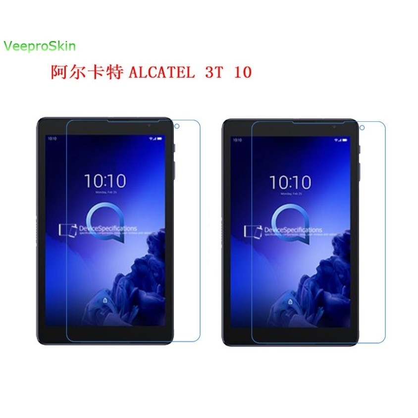 2pcs/lot for Alcatel 3T 10 Tablet / Alcatel 3T 8 Tablet Clear HD Transparent Screen Protector film