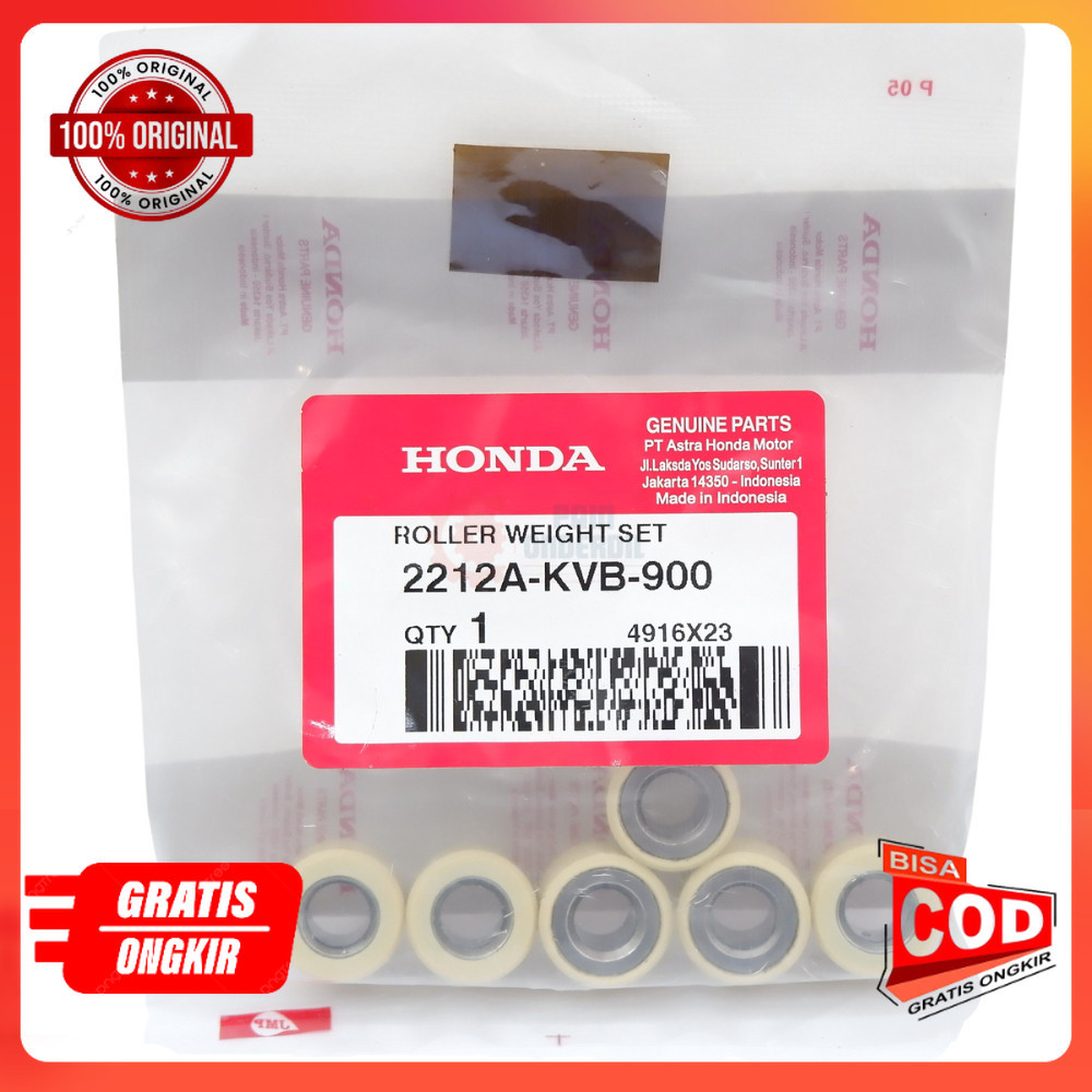 Ori Roller Honda Beat FI / Vario 110 / Scoopy FI - Roller  KVB Original AHM original part
