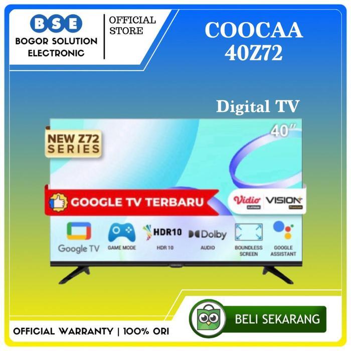 LED TV ANDROID 40 INCH COOCAA ANDROID TV 40Z72 COOCAA 40Z72 GOOGLE TV