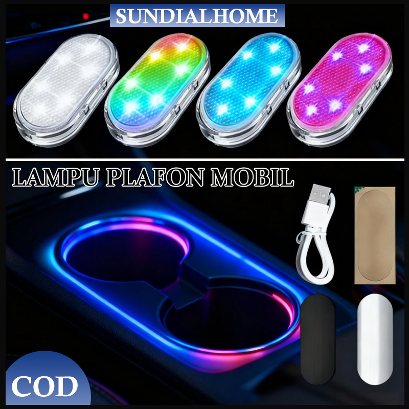Lampu Sentuh LED Mobil Sensitif Sentuh Lampu/Lampu Hias Interior Mobil/LED USB Lampu Hias Interior M