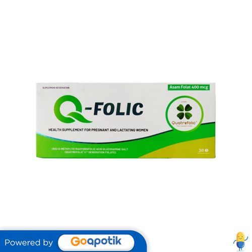 Q-Folic Box Isi 30 Tablet