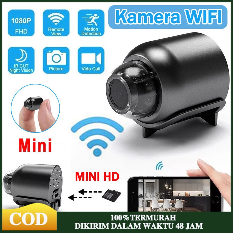 FOR SALE  READY STOCK X5 Kamera CCTV Mini Kamera Keamanan WIFI Kamera Mini HD 1080p CCTV Kamera Keci