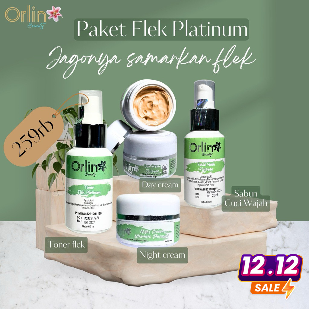 ORLIN BEAUTY (FREE BONUS)PAKET ORLIN BEAUTY/PAKET FLEK ORLIN BEAUTY/SKINCARE ORLIN BEAUTY/ECER FLEK 