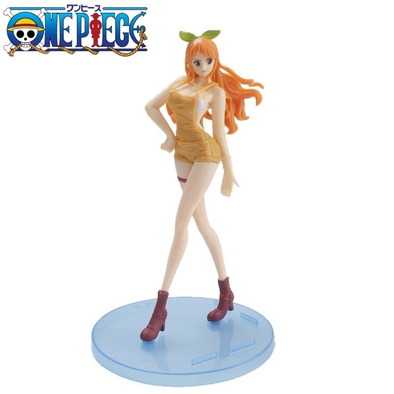 17cm One Piece Figures Nami Figurine Pvc Statue Manga Model Doll Collectible Room Decoration Gifts