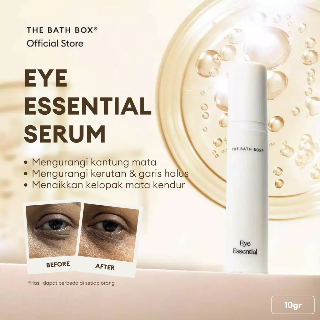 THEBATHBOX - Eye Essential Serum (Kelopak Mata Kendur, Wrinkle, Dark Circle, Kantung Mata, Mata Pand
