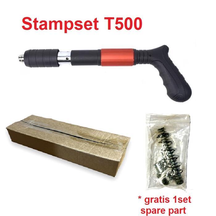Mini Stampset T500 Mesin Stamp Alat Tembak Paku 7.3mm Beton besi baja - T500