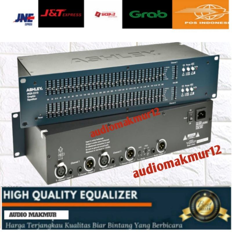 equalizer Ashley mqx 2310 mqx231 (2×31 channel) original