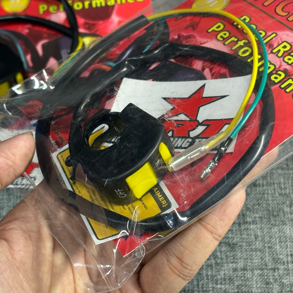 SAKLAR ON OFF BRT UNTUK CDI DAN LAMPU MOTOR SAKLAR ENGINE ON OFF BRT ORIGINAL SAKLAR SWITCH ON OFF B