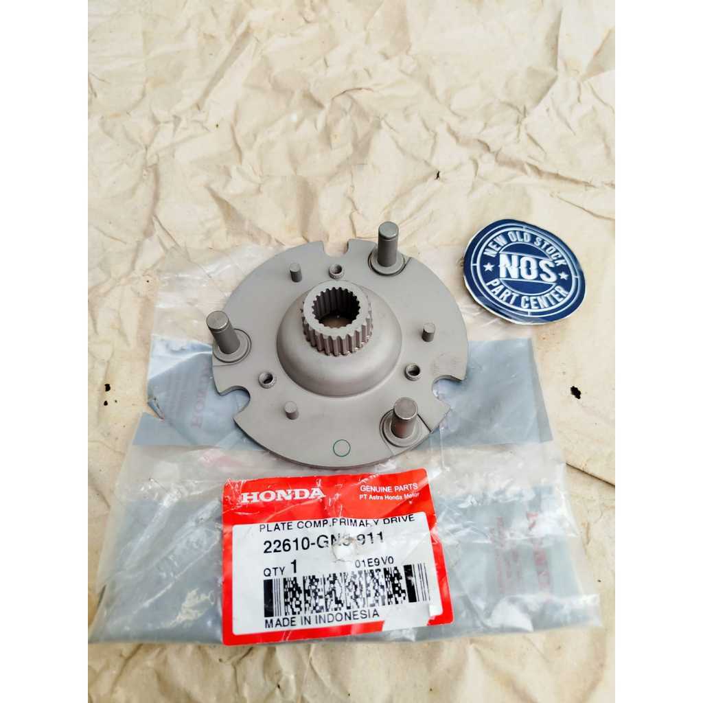 PLATE COMP PRIMARY DRIVE DUDUKAN TATAKAN PLAT KAMPAS GANDA HONDA GRAND PRIMA STAR SUPRA ORIGINAL ORI