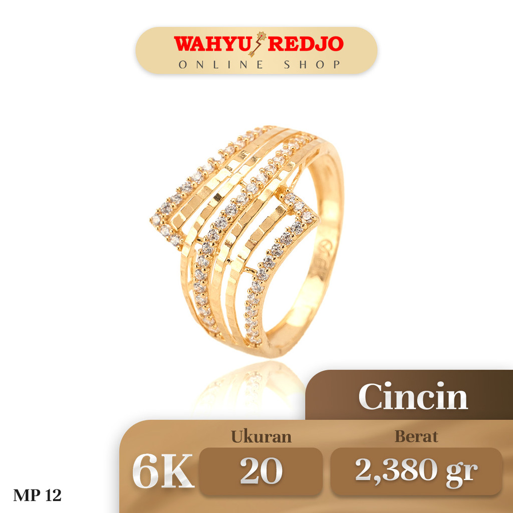 Cincin Emas Kadar 6K Wahyu Redjo CC-6K-29862283