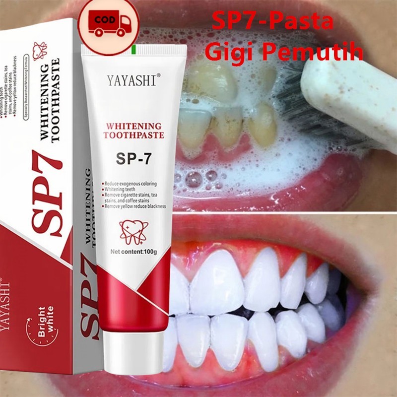 YAYASHI SP Pasta gigi seri  odol Pemutih Gigi Dan Karang Gigi Whitening Toothpaste -Perawatan Mulut 