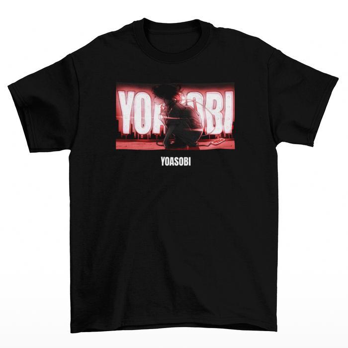 (COD) Tomoinc T-Shirt Kaos Band Jepang Yoasobi - Neon - S