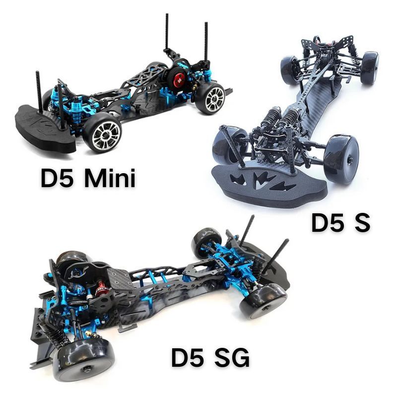 RC Car 3RACING Sakura D5 S SG Mini KIT 1:10 Carbon Fiber DIY Model Remote Control Super Rear Drive D