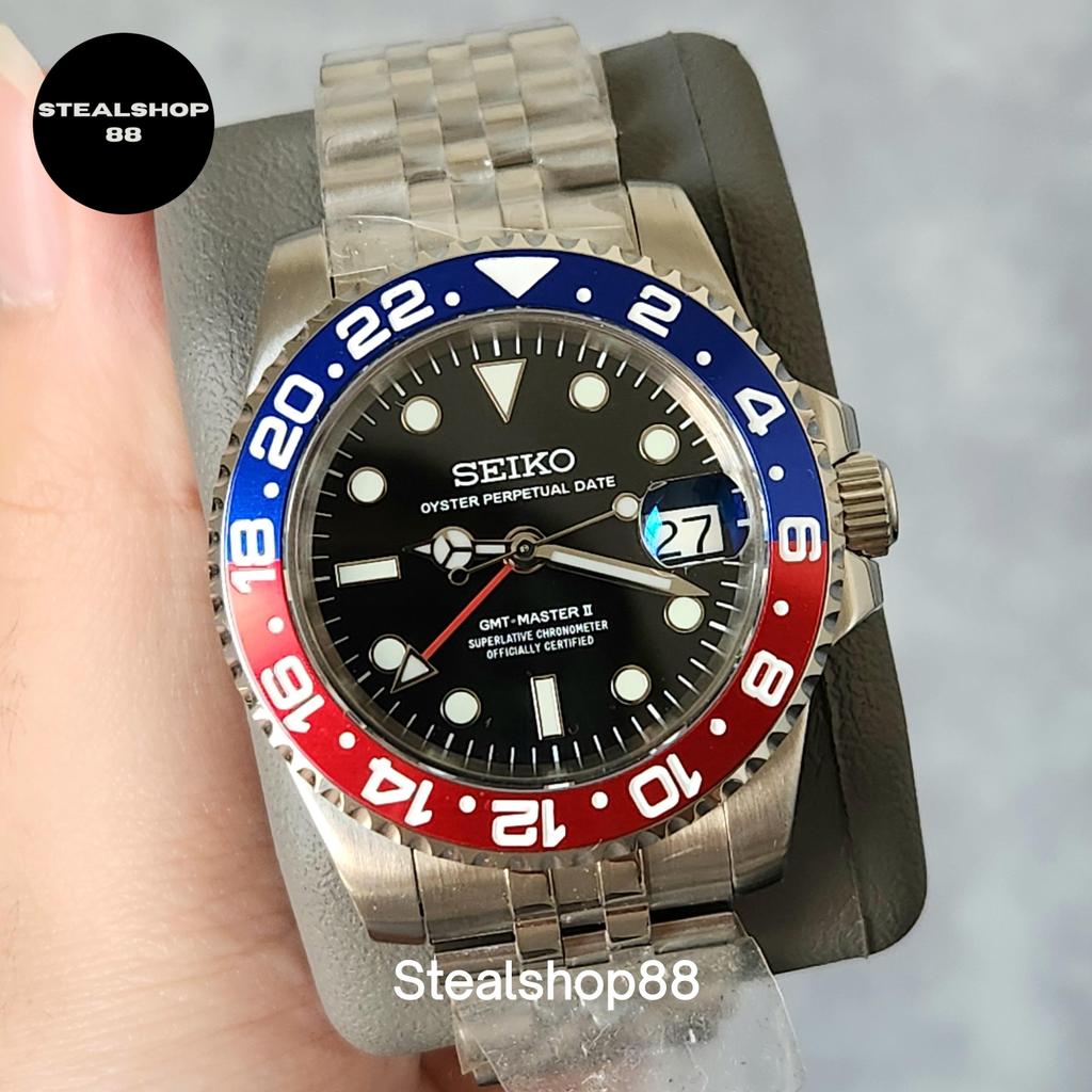 Seiko Pepsi GMT On NH34 Automatic Sapphire
