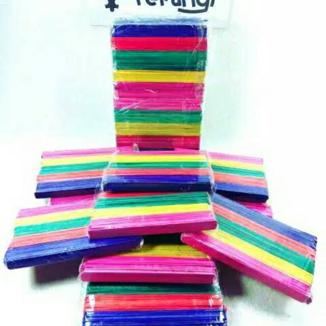 Stik es krim warna 500 Pcs