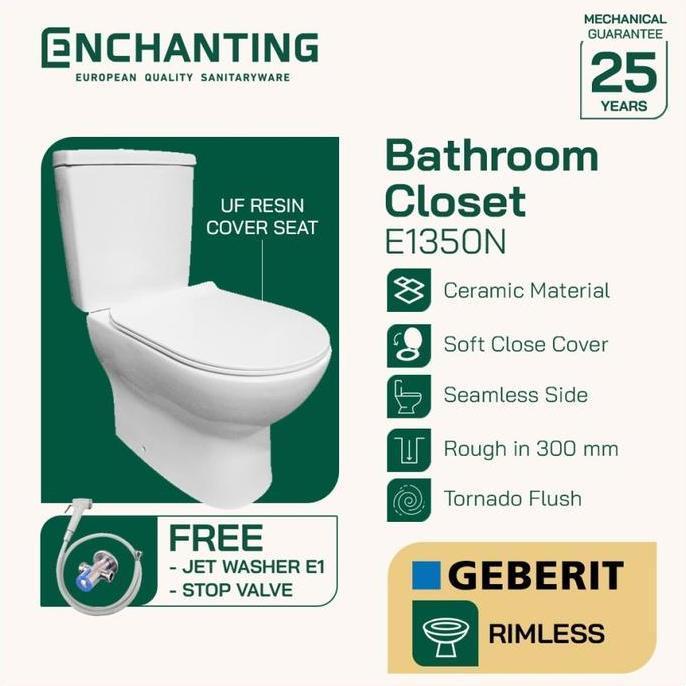 Promo Closet / Kloset / Toilet Duduk Europe Enchanting E1350N COD