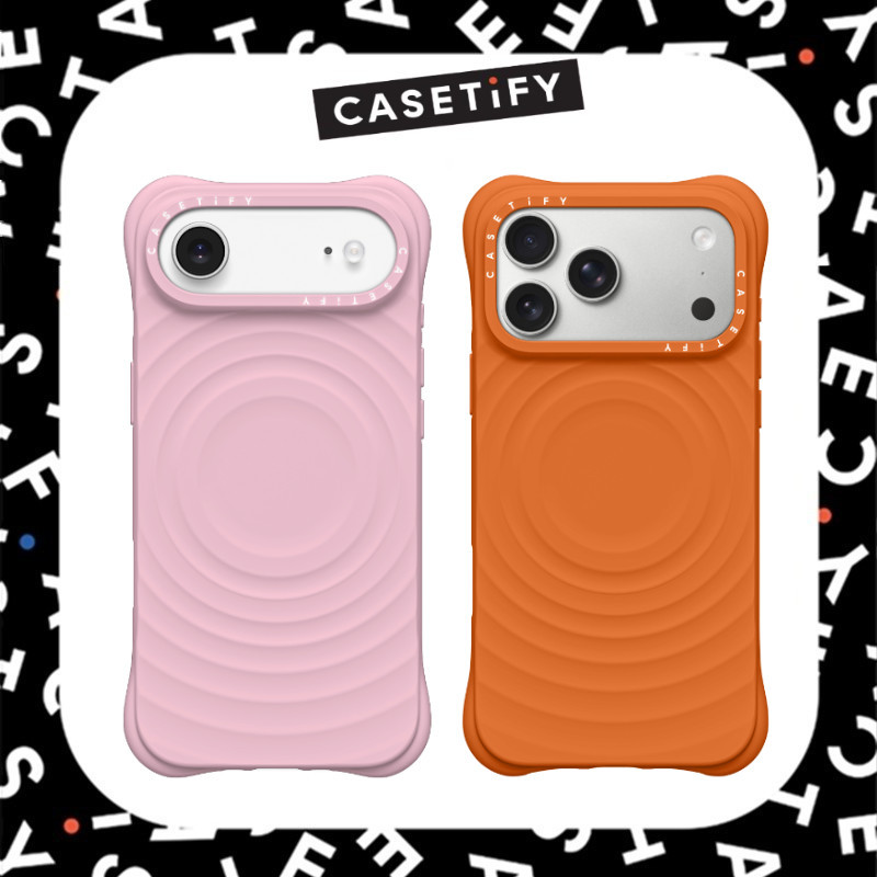 CASETiFY Kasus Ripple Warna Baru untuk iPhone 17 Pro Max / iPhone 17 Pro / iPhone 17 / iPhone Air Li