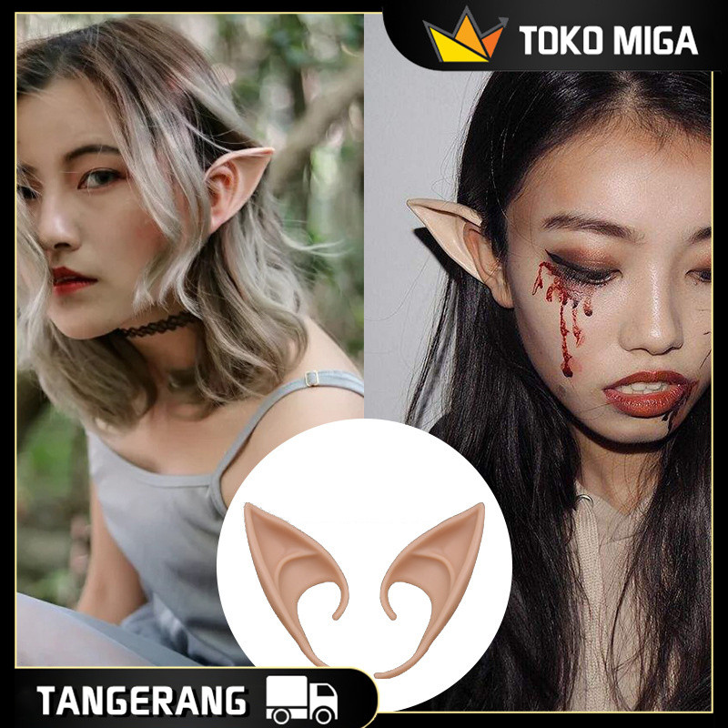 2PCS Kuping Elf / Telinga Palsu Elf Telinga Peri Telinga Palsu