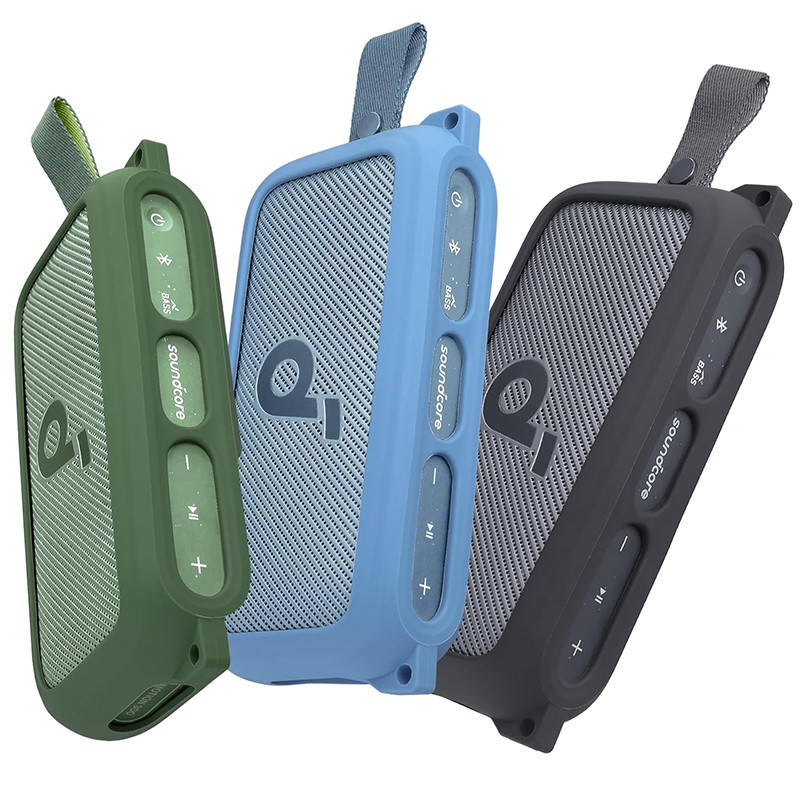 Newest Soft Silicone Outdoor Travel Cover With Shoulder Strap Case for Anker Soundcore Motion 300 Wi