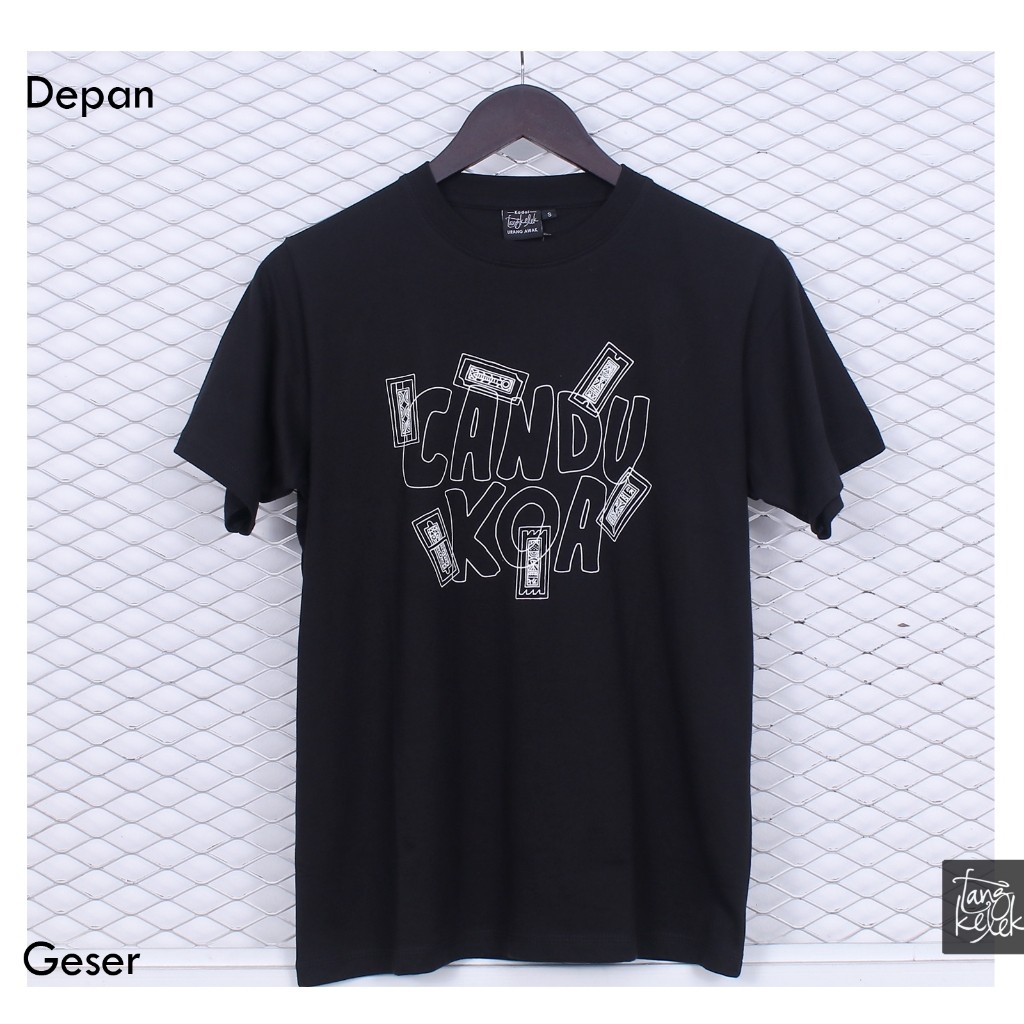 (COD) Tangkelek Baju Kaos Candu Koa Warna Hitam